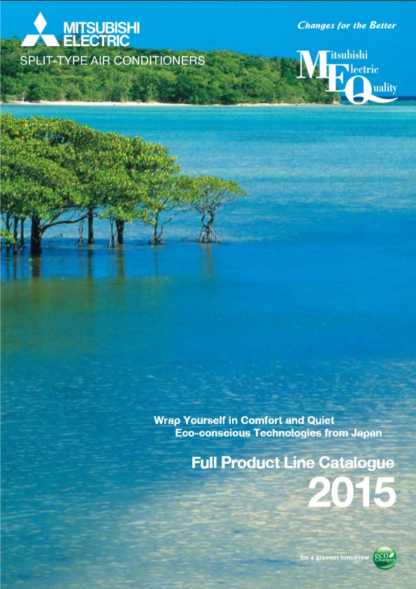 пълен каталог Климатични системи Mitsubishi Electric 2015
